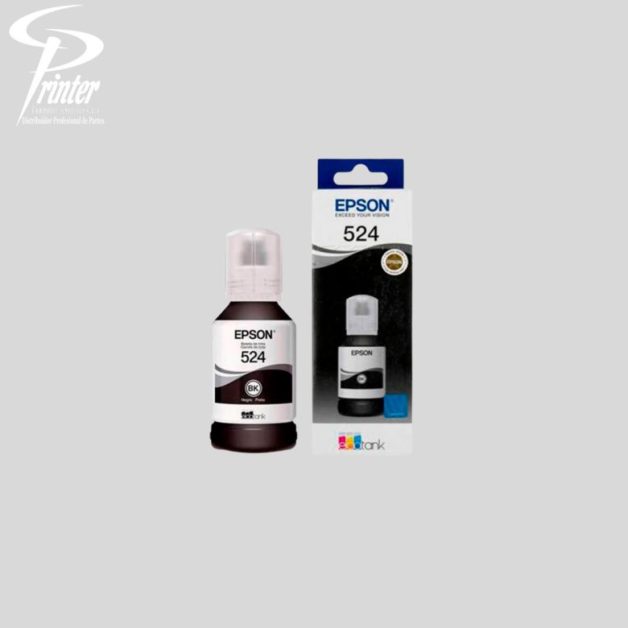 otella de tinta negra pigmentada Epson T524120 original, ideal para impresoras