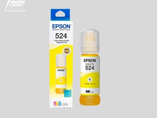 Botella de Tinta Epson T524 Amarillo Pigmentada Original 70 ml T524420-AL